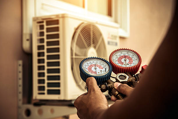 Professional Ductwork Repair technician working in Homer, NY